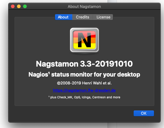 Nagstamon macOS dark mode