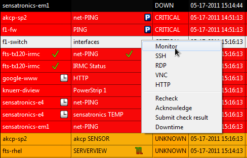 Context actions were available early